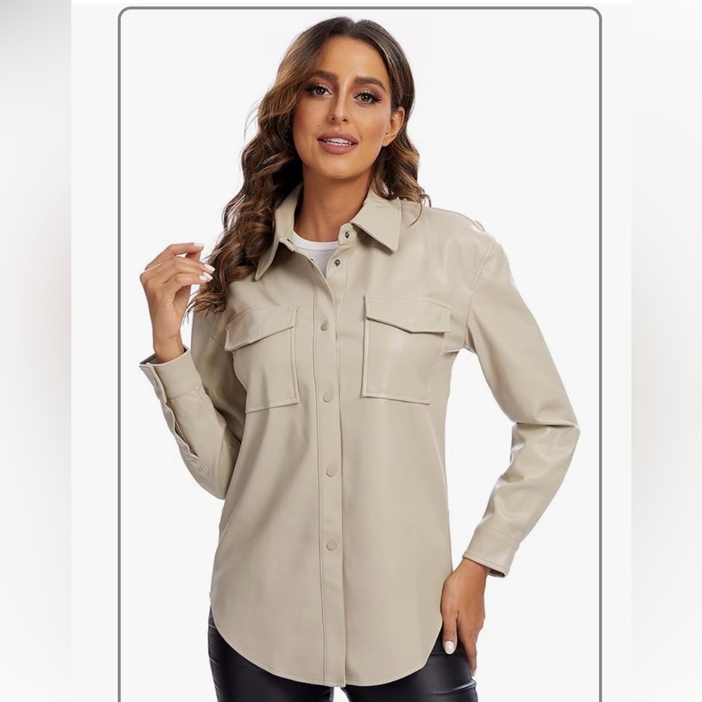 Amazon faux leather jacket